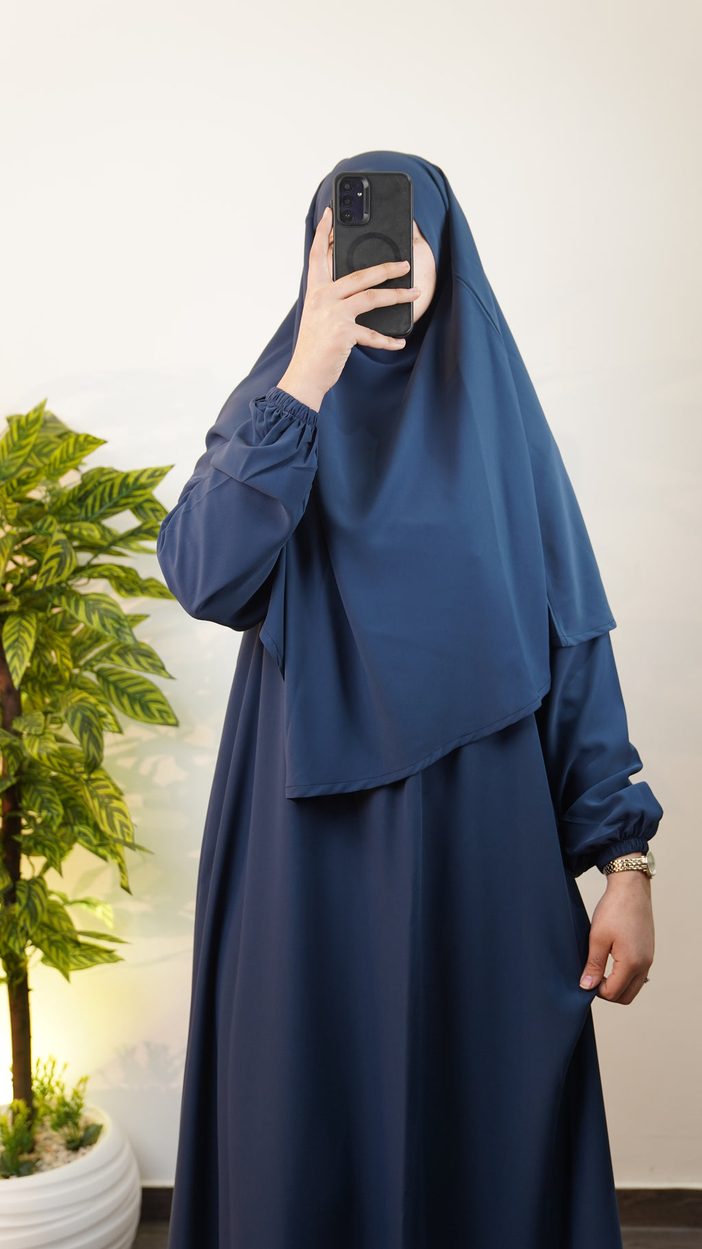 عباية + فولار