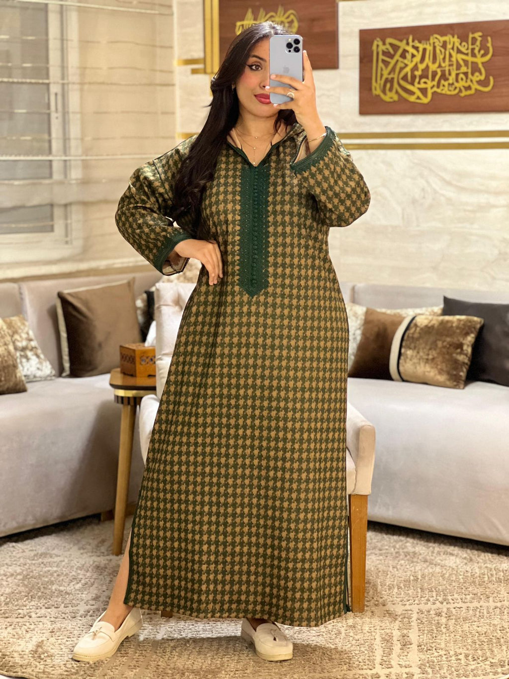 جلابة توب صوفة راقية – دفء وأناقة