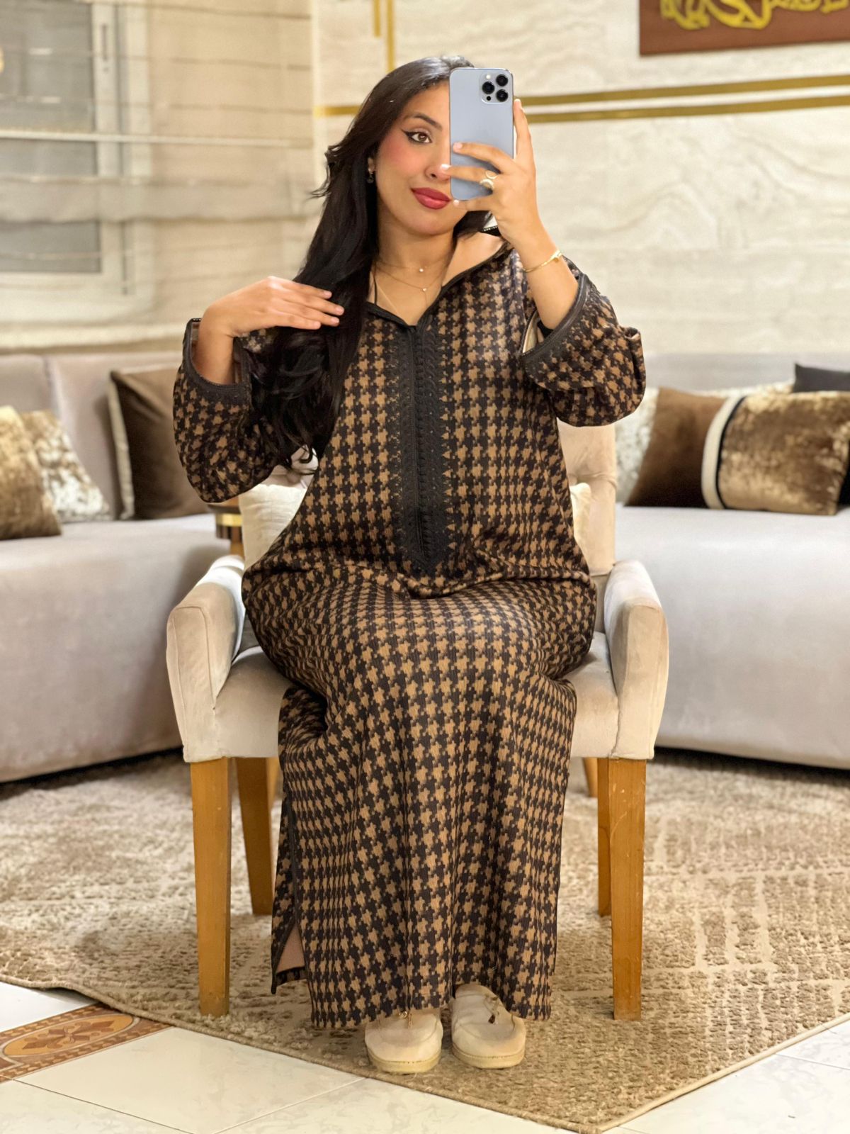 جلابة توب صوفة راقية – دفء وأناقة