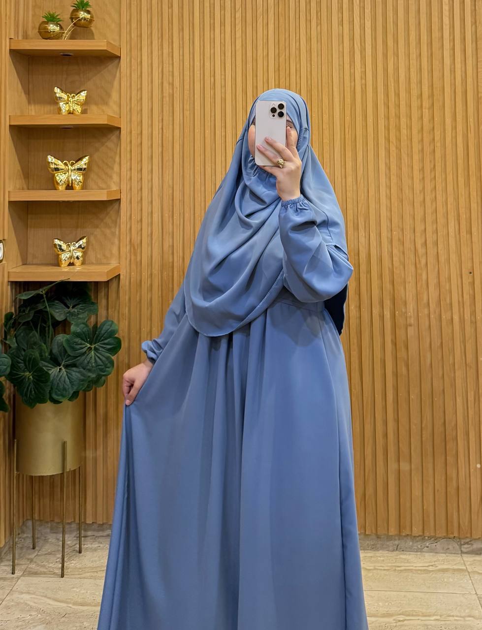 عباية خمار متكونة من قطعتين