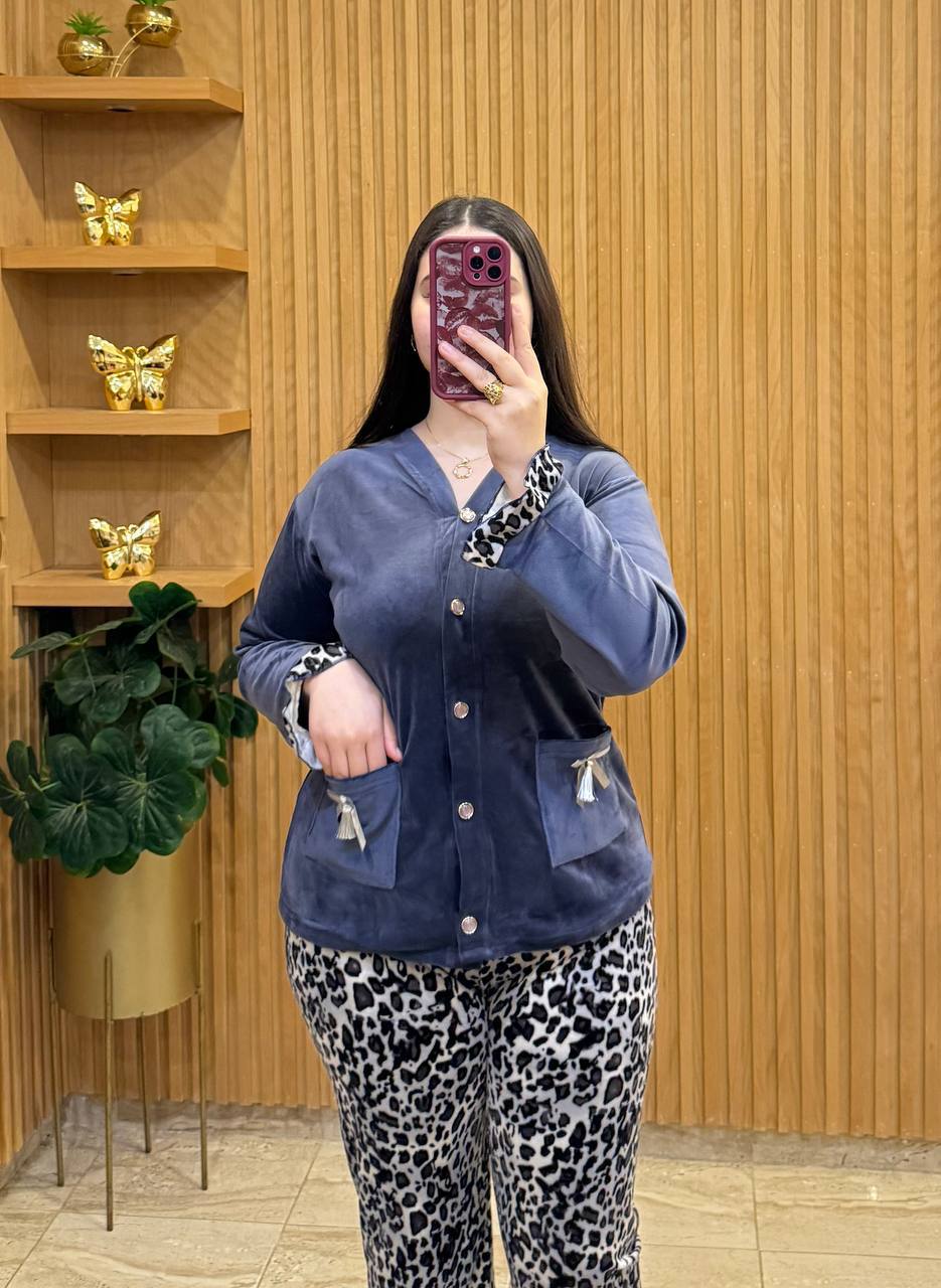 بيجامة أنيقة ممبرة أنيقة وهماوية